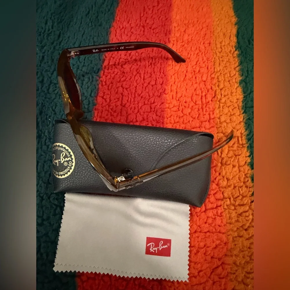 Ray-Ban RB4184 Polarized Sunglasses - Picture 4 of 8